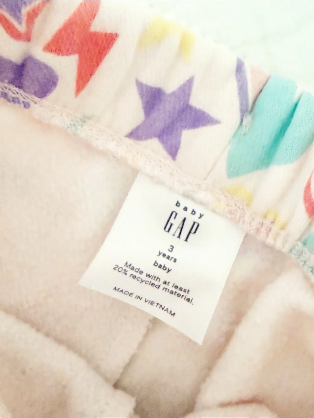 GAP 3T Kids Girls Multicolor Heart & Star Jogger Sweatpants